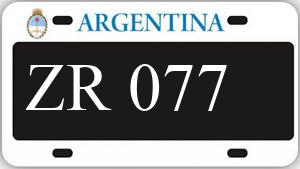Patente AA077ZR