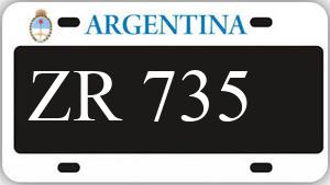 Patente AA735ZR