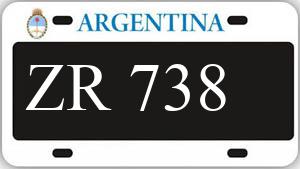 Patente AA738ZR